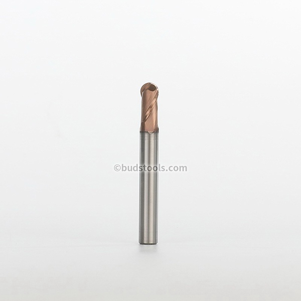 GC - Ball Nose End Mills - For Mold Steel - 2-Flutes - 30° Helix - 1