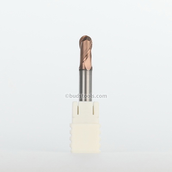 GC - Ball Nose End Mills - For Mold Steel - 2-Flutes - 30° Helix - 3