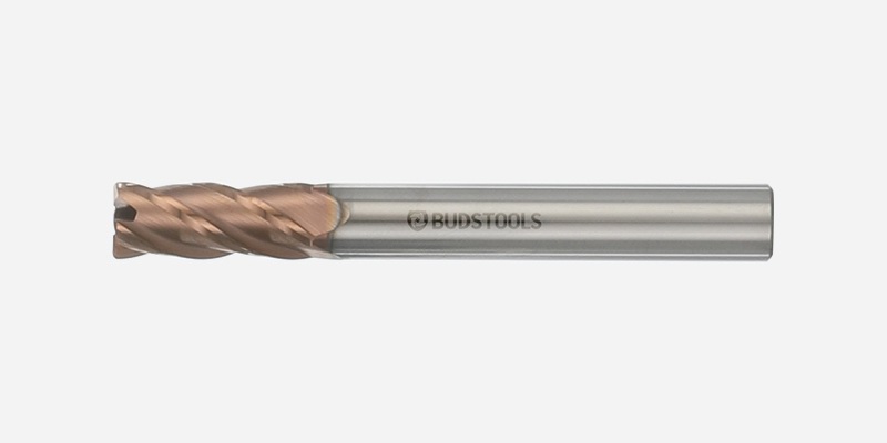 GC - Corner Radius End Mills - For Mold Steel - 4-Flutes - 35° Helix