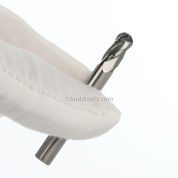 TI - Ball Nose End Mills - For Titanium Alloy - 4-Flutes - 38° Helix - 2