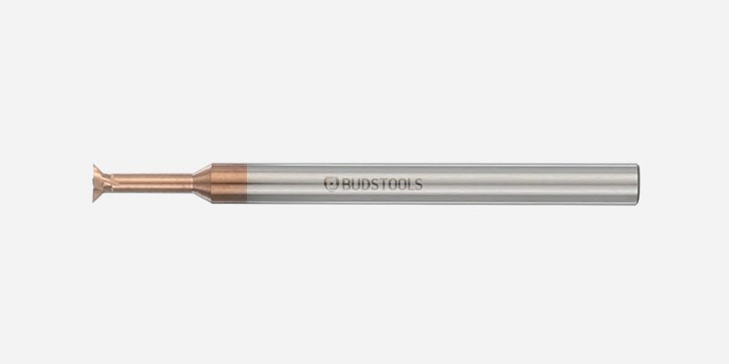 Dovetail Milling Cutters - For Steel - 4 Flutes - 45° Angle