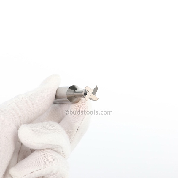 Dovetail Milling Cutters - For Aluminum - 4 Flutes - 60° Angle - 3