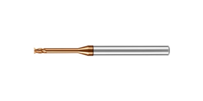 GC - Square Reduced Neck End Mills - For Mold Steel - 4-Flutes - 35° Helix